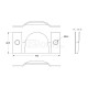 FURNIURE HARDWARE SOFA CONNECTOR HINGE SOFA FITTINGS